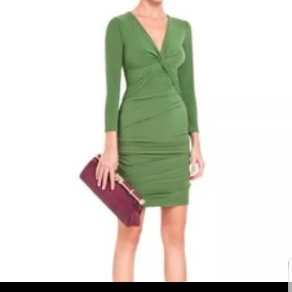 Bcbgmaxazria Ray Full ruched Pencil Sheath nwt Bodycon Dress - Picture 4 of 4